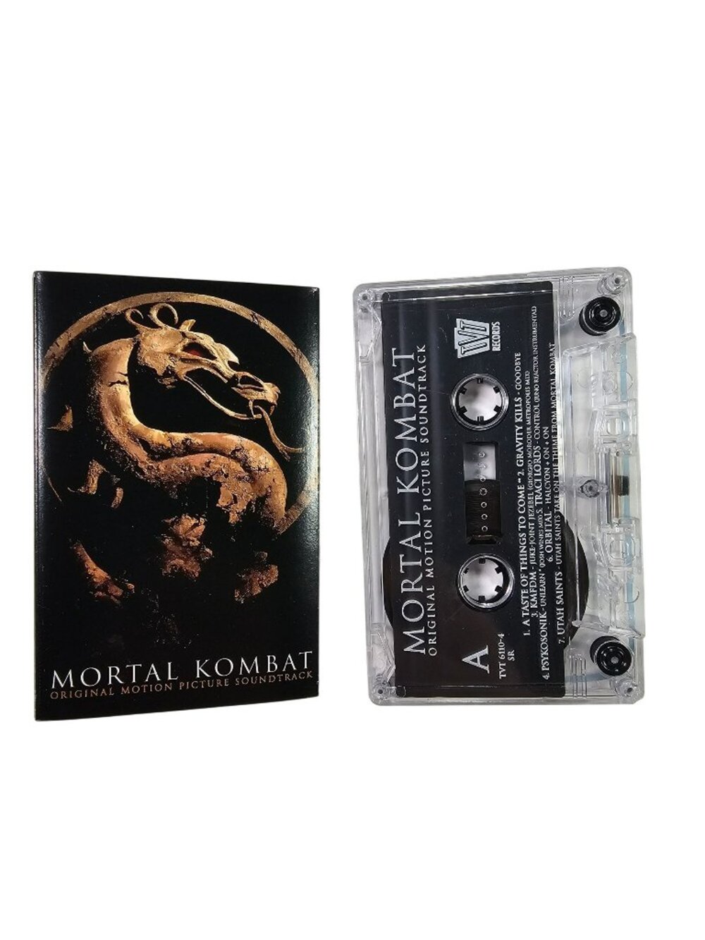Mortal Kombat Original Motion Picture Soundtrack OST Cassette Tape TVT 1995